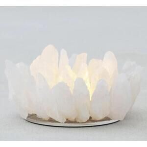 Quartz Crystal Tealight Candleholder